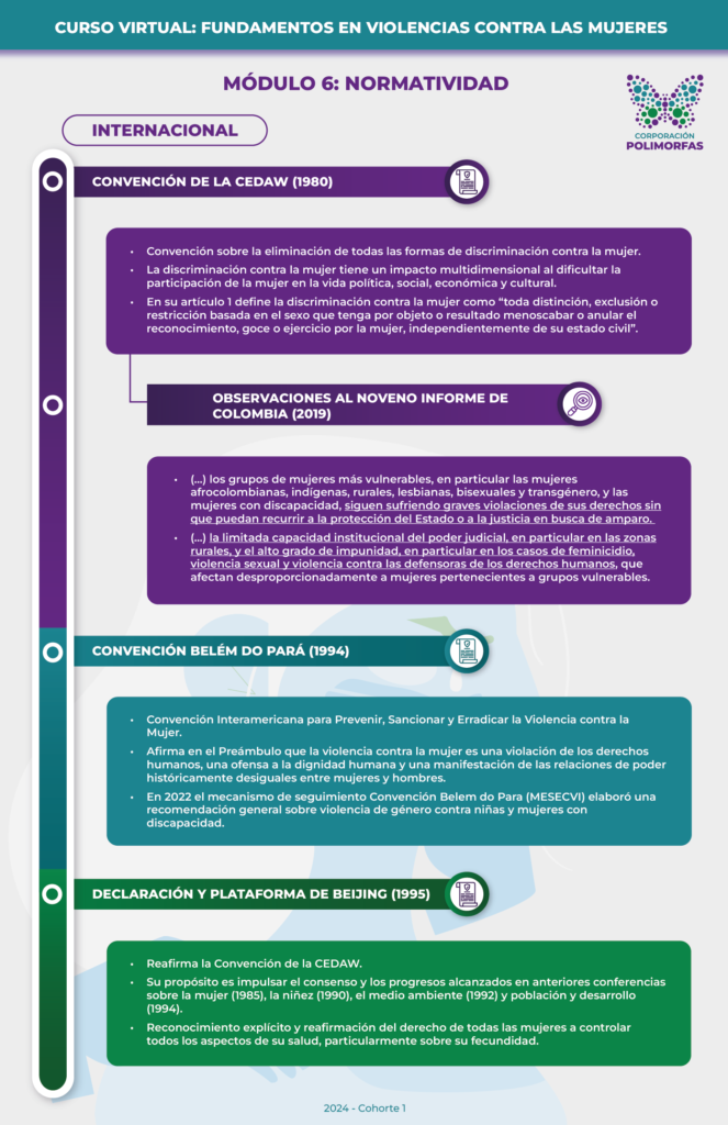 Infografía 7: Curso Violencia contra las Mujeres con Discapacidad, Sesion 6